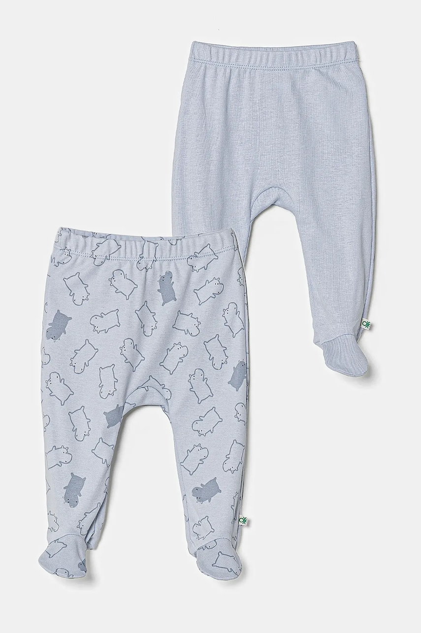 Bavlněné dětské polodupačky United Colors of Benetton 2-pack