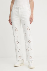 Bavlněné džíny Morgan dámské, medium waist, PBRAD