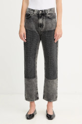 Bavlněné džíny Pinko dámské, high waist, 104635 A2W4