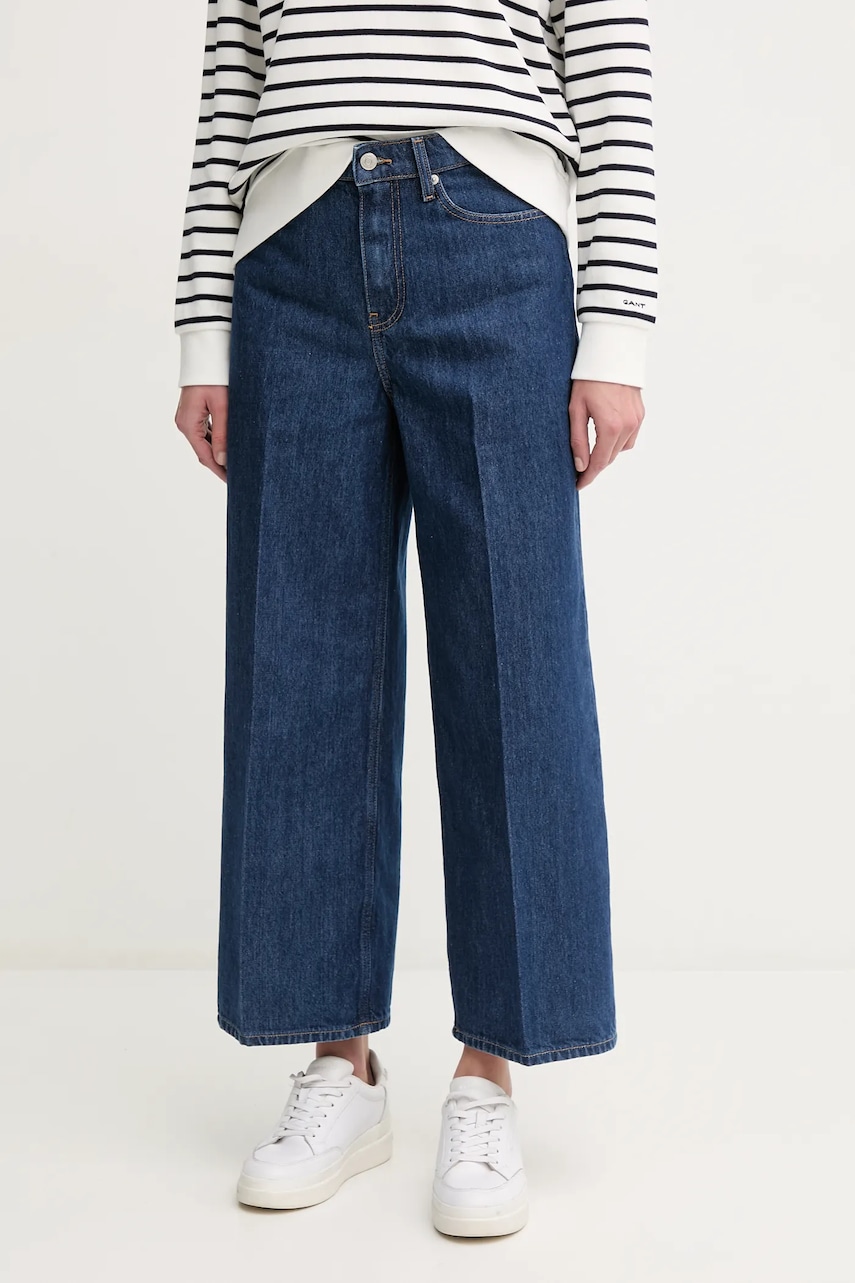 Bavlněné džíny Tommy Hilfiger dámské, tmavomodrá barva, WW0WW44360