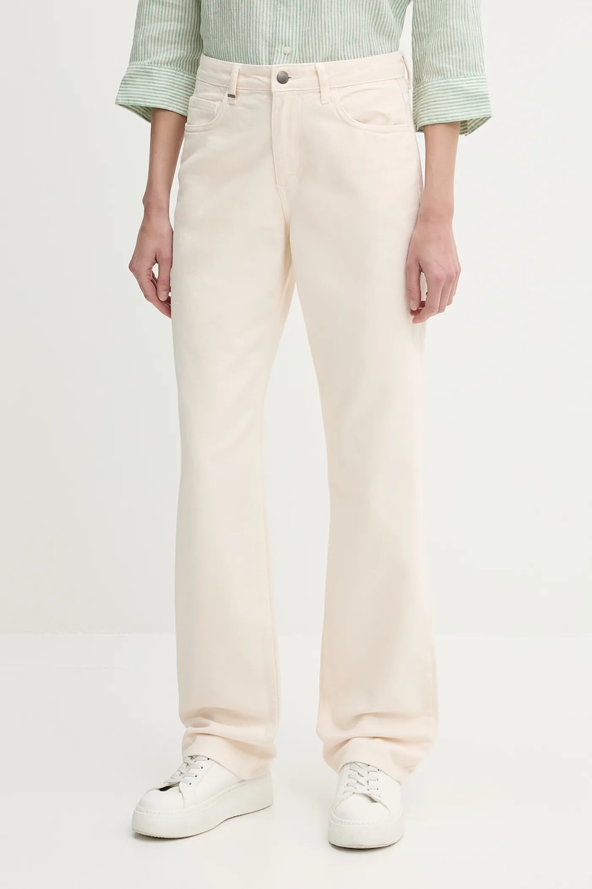 Bavlněné džíny United Colors of Benetton high waist, 4RZVDE00J