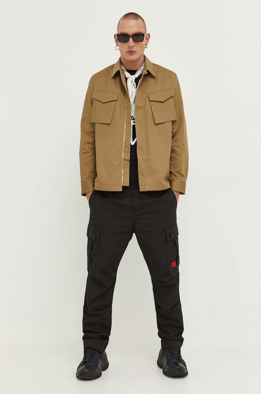 Bavlněné kalhoty HUGO Garlo233