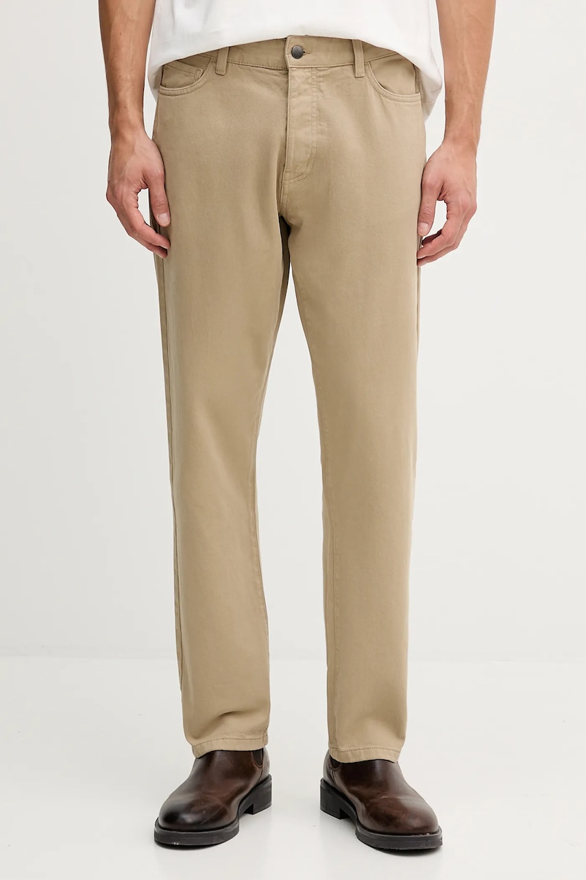 Bavlněné kalhoty United Colors of Benetton pánské, 4U32UE01W