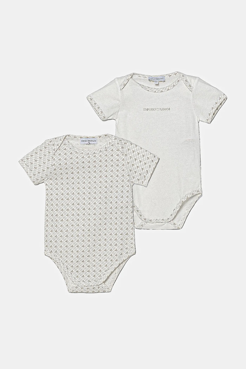Bavlněné kojenecké body Emporio Armani 2-pack