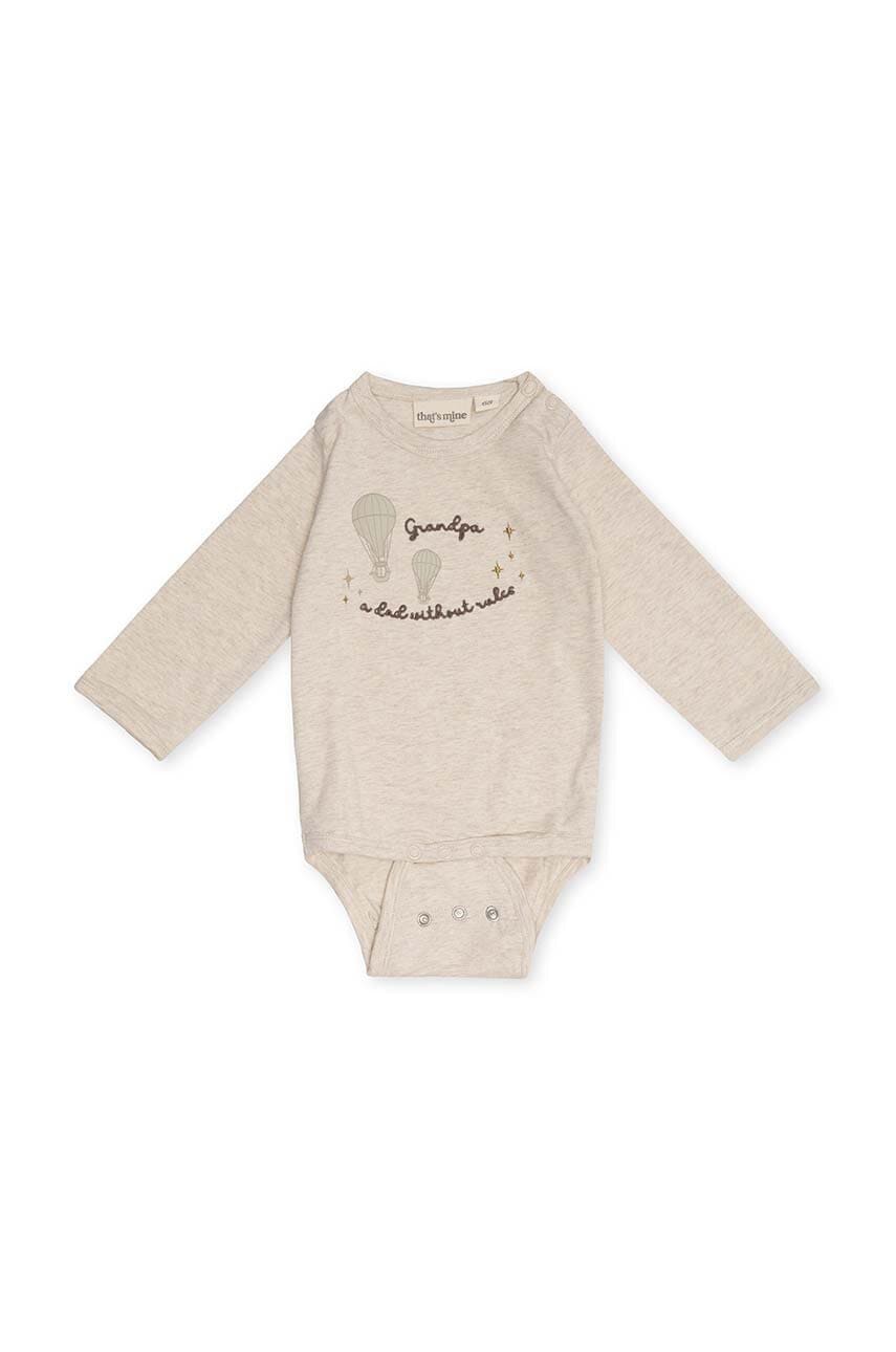 Bavlněné kojenecké body That's mine Bilie