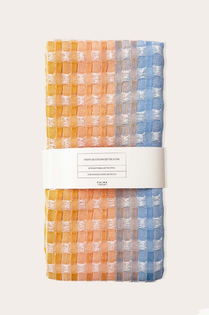 Bavlněné kuchyňské utěrky Calma House Ibiza 50 x 70 cm 2-pack