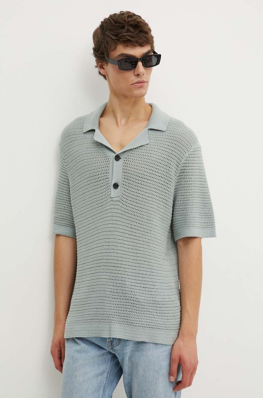 Bavlněné polo tričko Abercrombie & Fitch