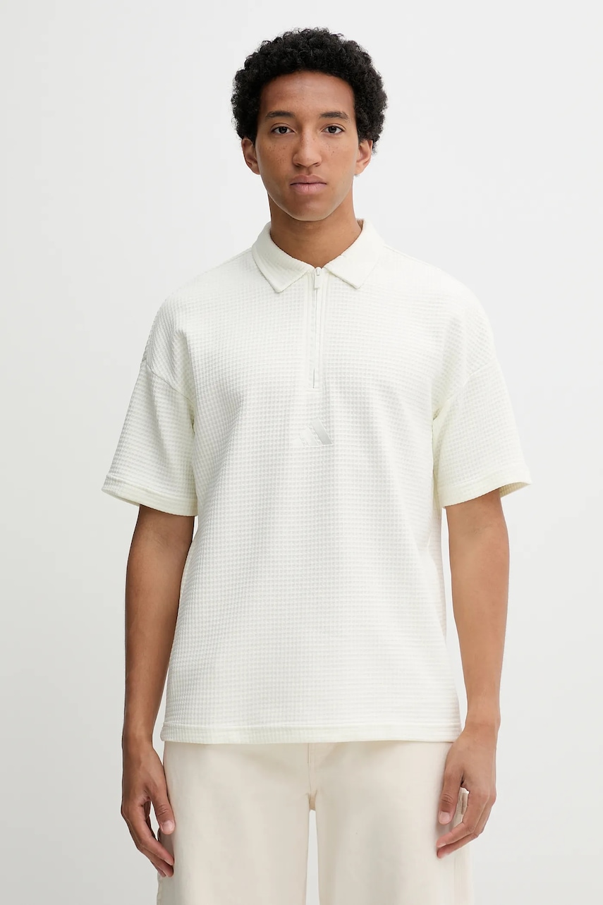 Bavlněné polo tričko adidas ALL SZN