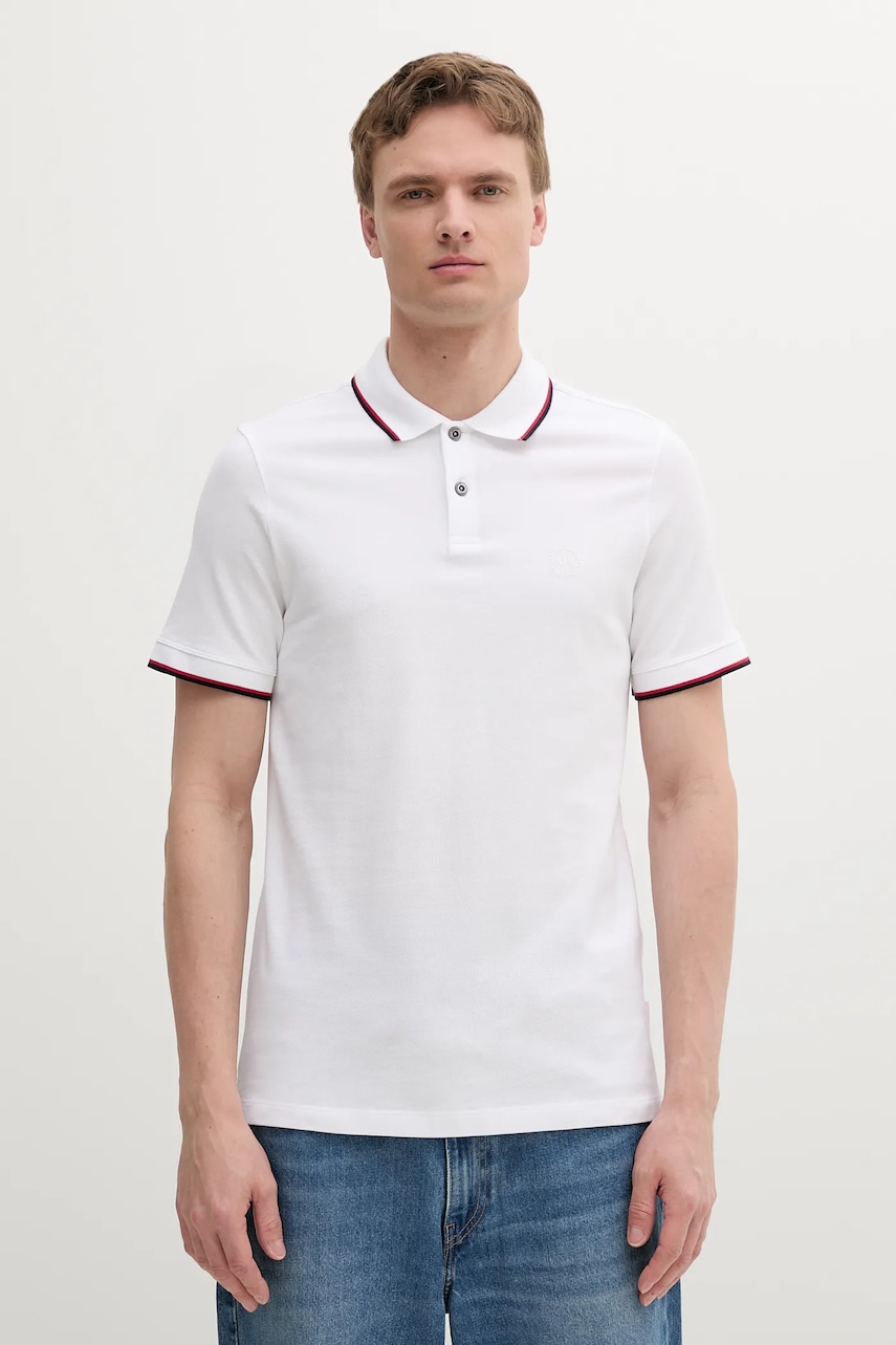 Bavlněné polo tričko Armani Exchange