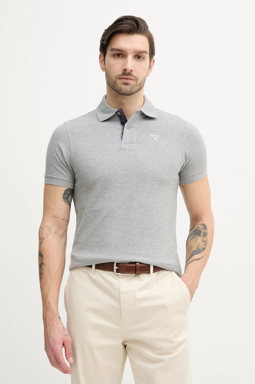 Bavlněné polo tričko Barbour Tartan Pique Polo Shirt