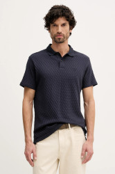 Bavlněné polo tričko Barbour Westerdale pánské, tmavomodrá barva, MML1522