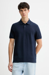 Bavlněné polo tričko Calvin Klein pánské, tmavomodrá barva, LV04LC239G