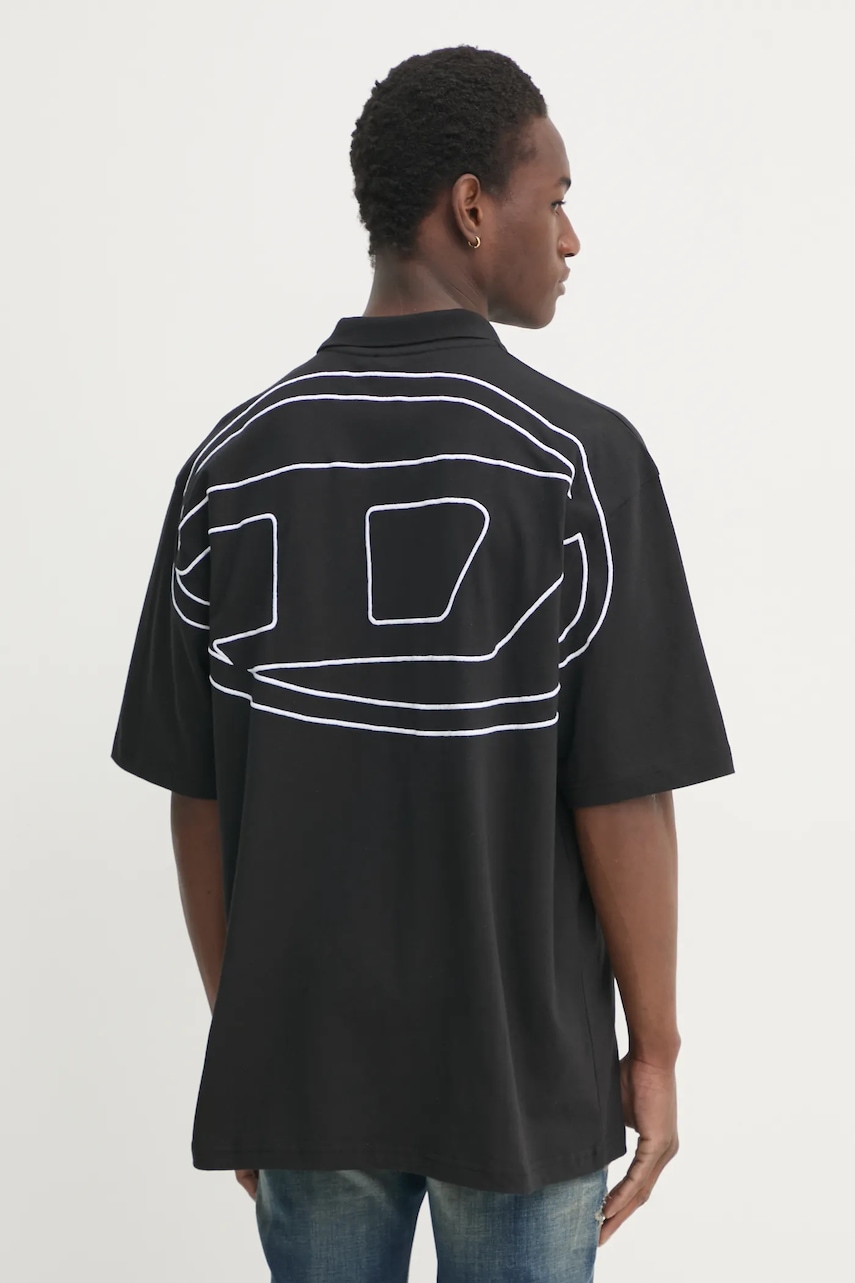 Bavlněné polo tričko Diesel