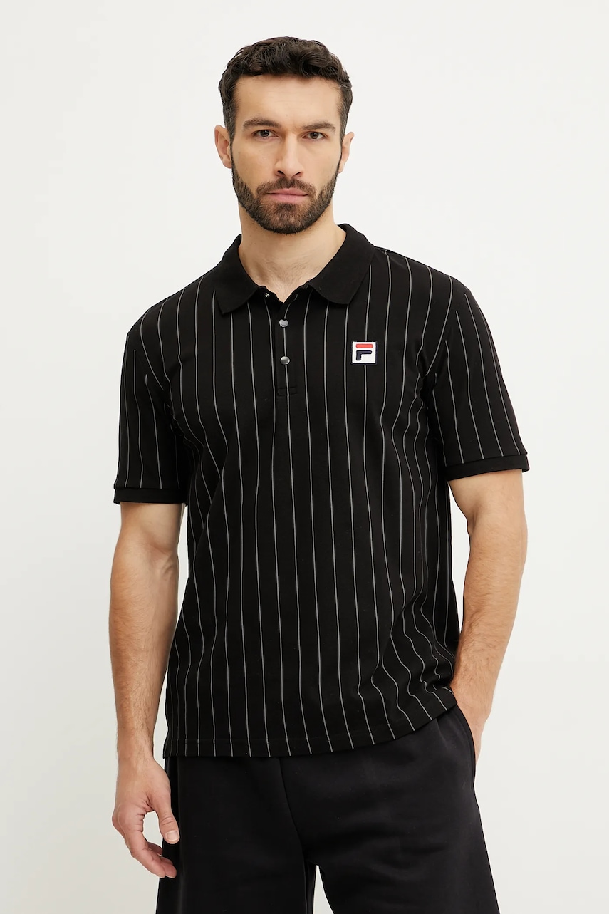 Bavlněné polo tričko Fila Linter