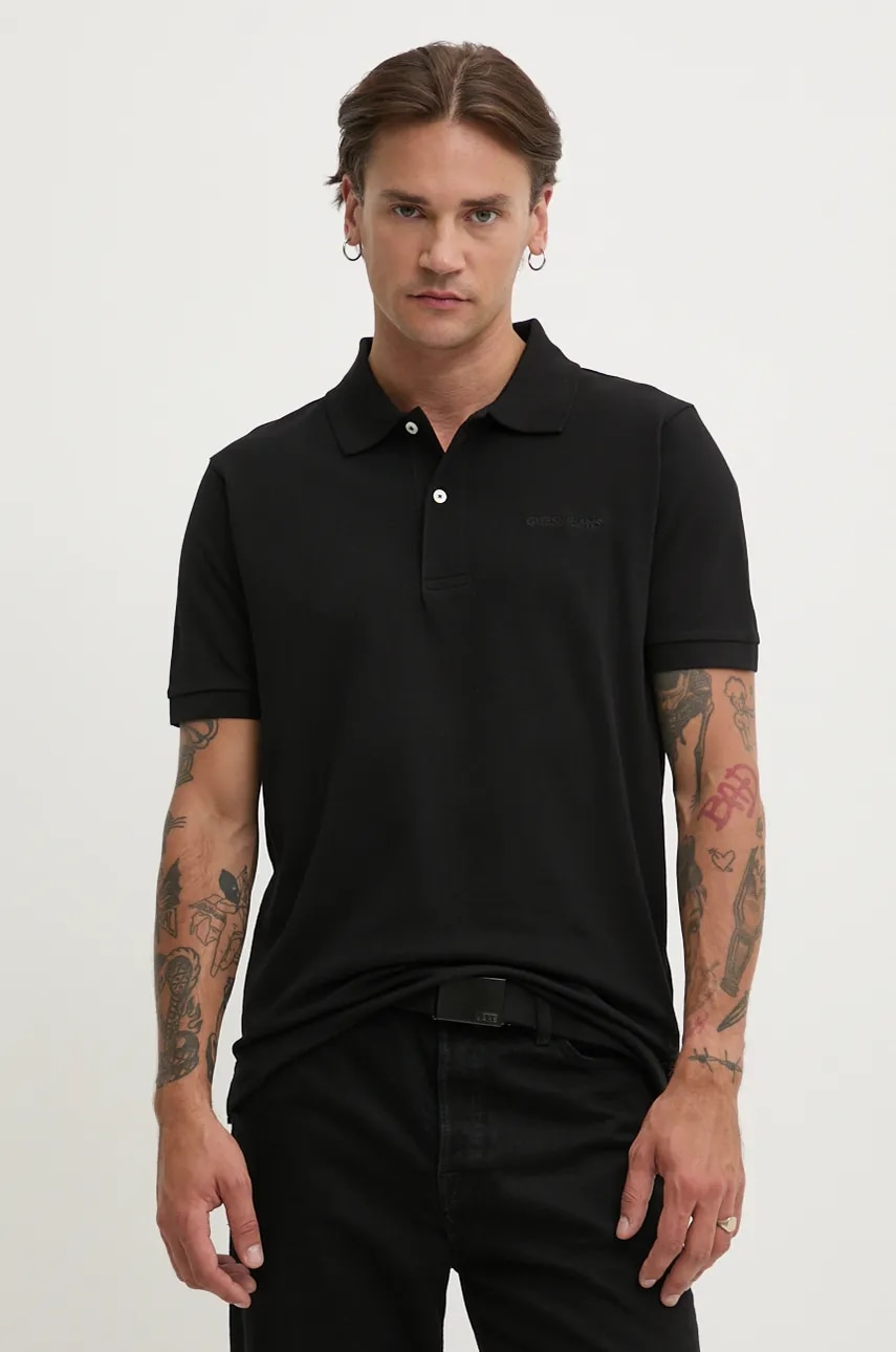 Bavlněné polo tričko Guess Jeans