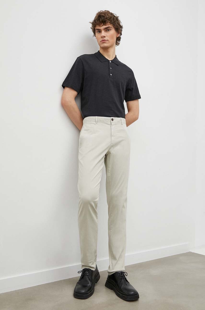 Bavlněné polo tričko Theory