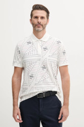 Bavlněné polo tričko Tommy Hilfiger pánské, bílá barva, MW0MW39309