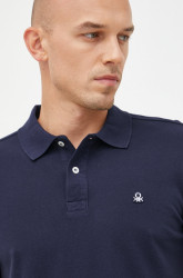Bavlněné polo tričko United Colors of Benetton