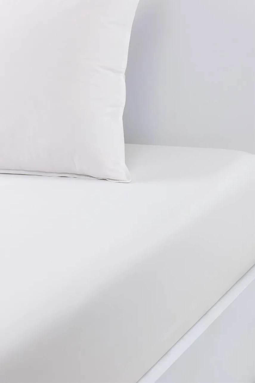 Bavlněné prostěradlo s gumou BOSS BEBOSS White 160 x 200 cm