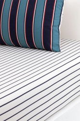 Bavlněné prostěradlo s gumou Lacoste L BOLD 140 x 200 cm