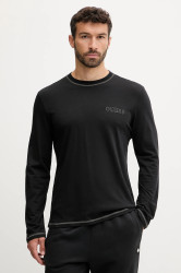 Bavlněné pyžamové tričko s dlouhým rukávem Guess