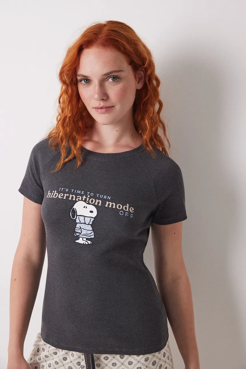 Bavlněné pyžamové tričko women'secret