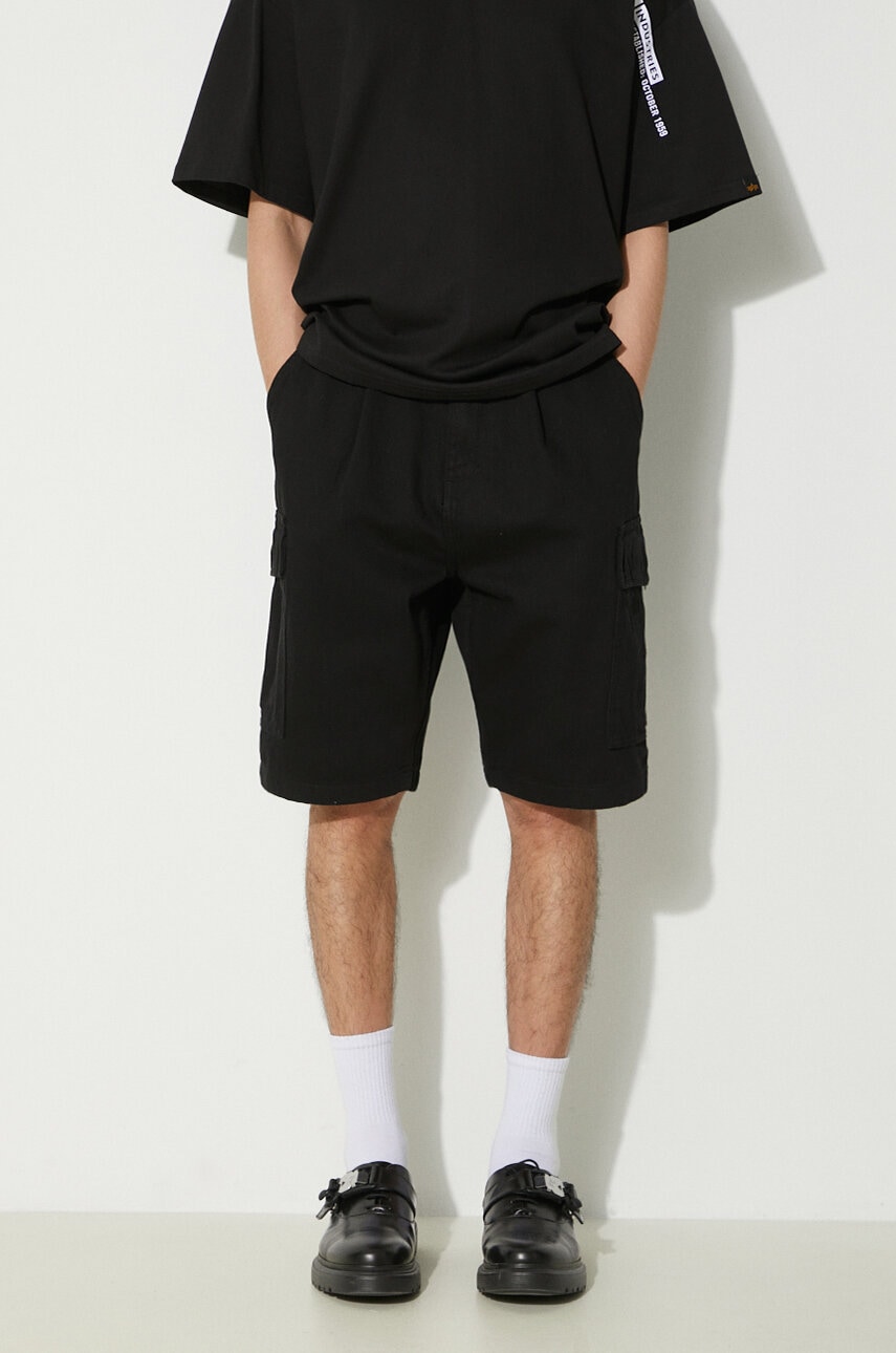 Bavlněné riflové kraťasy Alpha Industries Aircraft