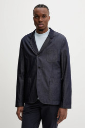 Bavlněné sako PS Paul Smith tmavomodrá barva, M2R.2344.P22337