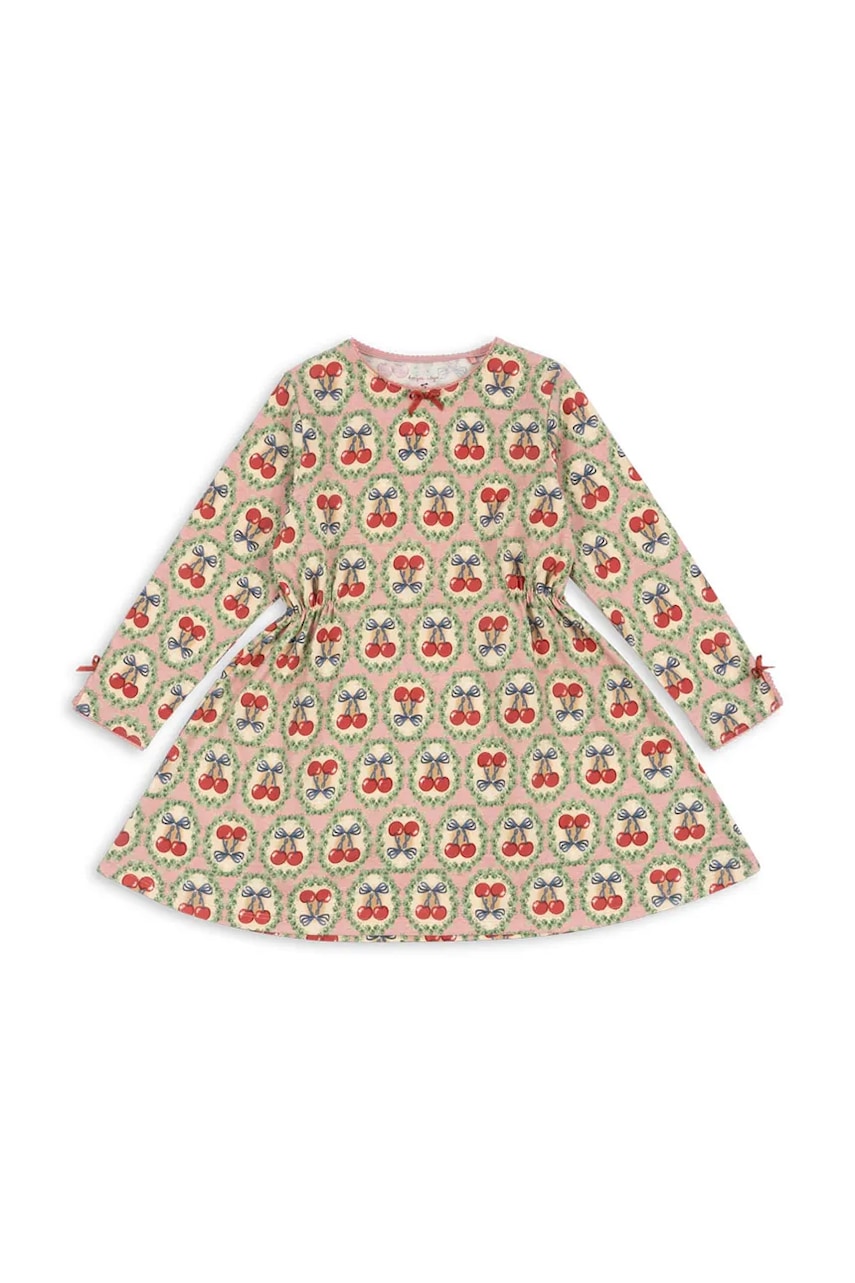 Bavlněné šaty Konges Sløjd DREY LS DRESS GOTS více barev, mini, KS102033