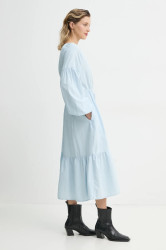 Bavlněné šaty Levi's JOLENE LS MAXI DRESS