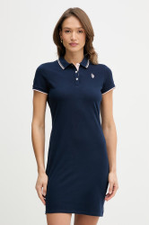 Bavlněné šaty U.S. Polo Assn. POLO DRESS