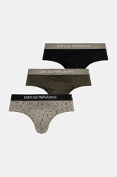 Bavlněné slipy Emporio Armani Underwear 3-pack