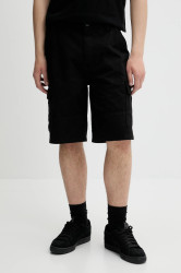 Bavlněné šortky Guess Jeans pánské, černá barva, M5GD45 WGCV1