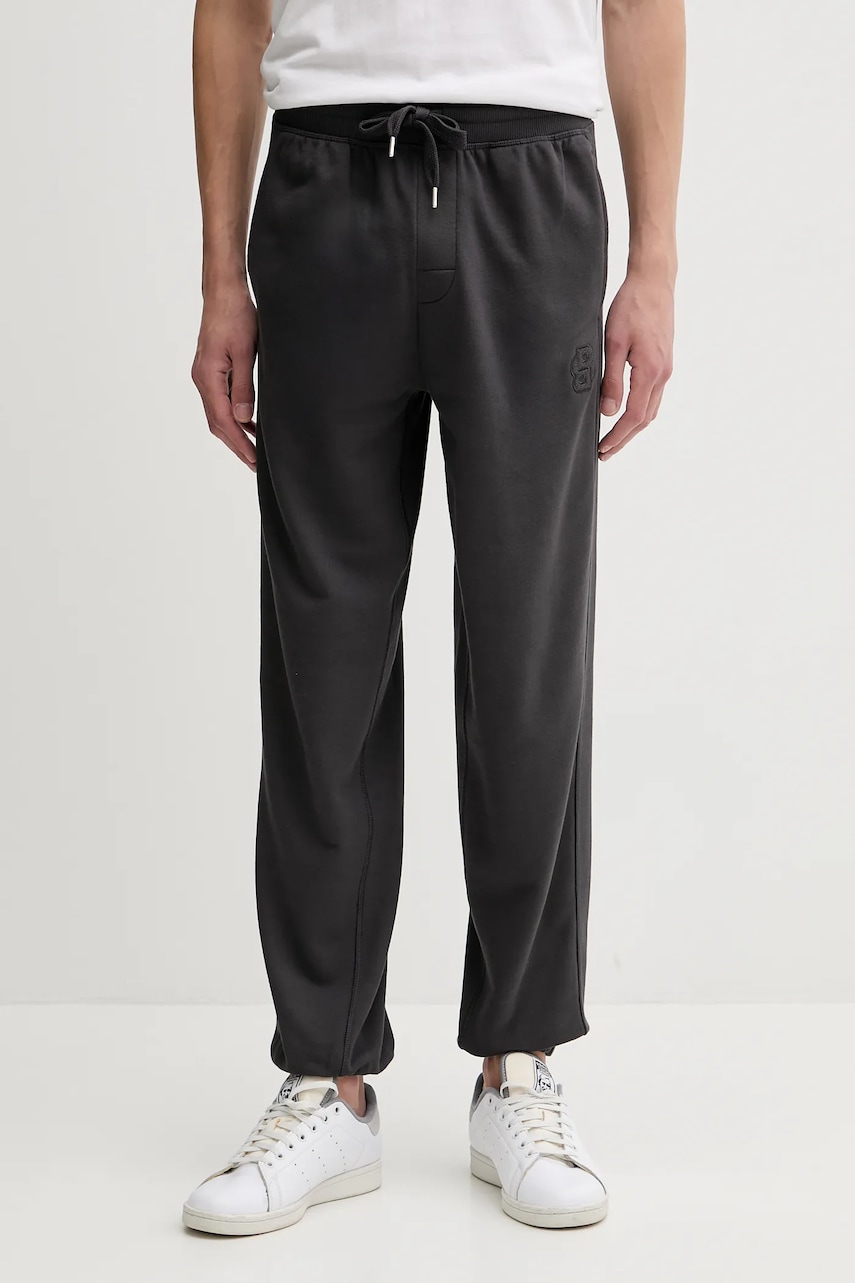 Bavlněné tepláky BOSS BB Patch Pants