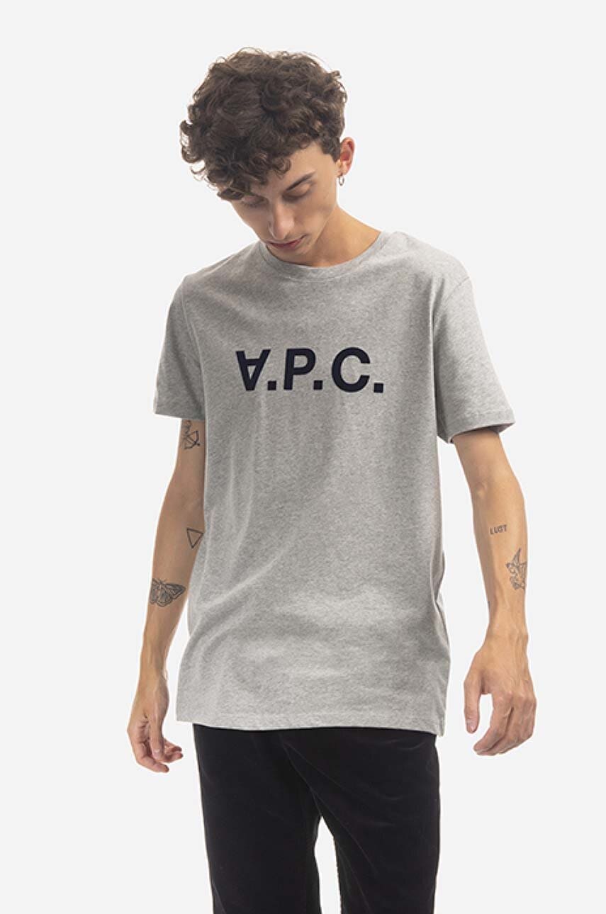 Bavlněné tričko A.P.C. VPC Color