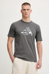 Bavlněné tričko adidas Camo Logo