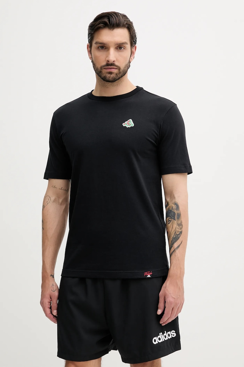 Bavlněné tričko adidas Mini Pizza Graphic Tee