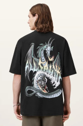 Bavlněné tričko AllSaints DRAGON