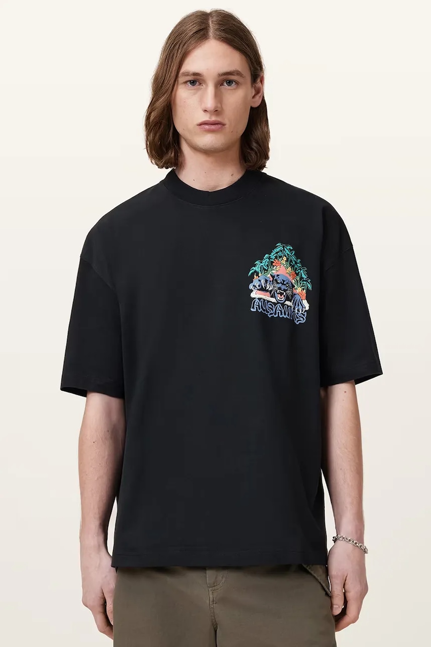 Bavlněné tričko AllSaints POUNCE