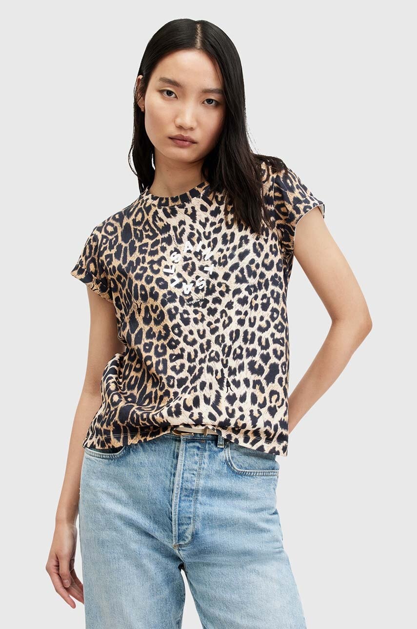 Bavlněné tričko AllSaints TIEPO ANNA