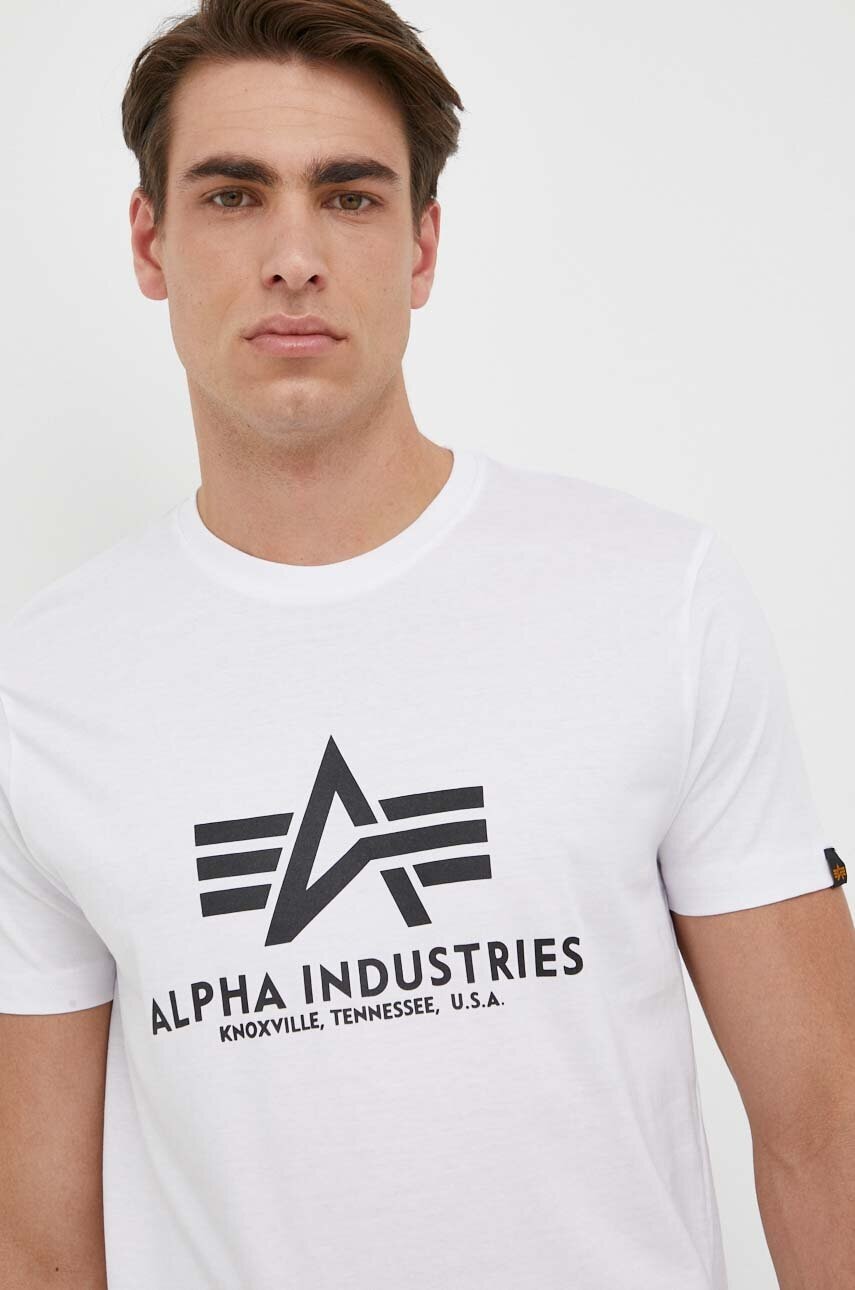 Bavlněné tričko Alpha Industries Basic T-Shirt