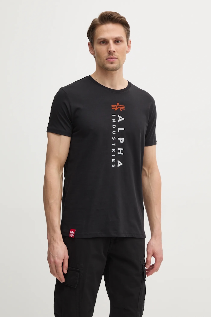 Bavlněné tričko Alpha Industries R Print T