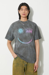 Bavlněné tričko Aries Grunge Happy Dude SS Tee