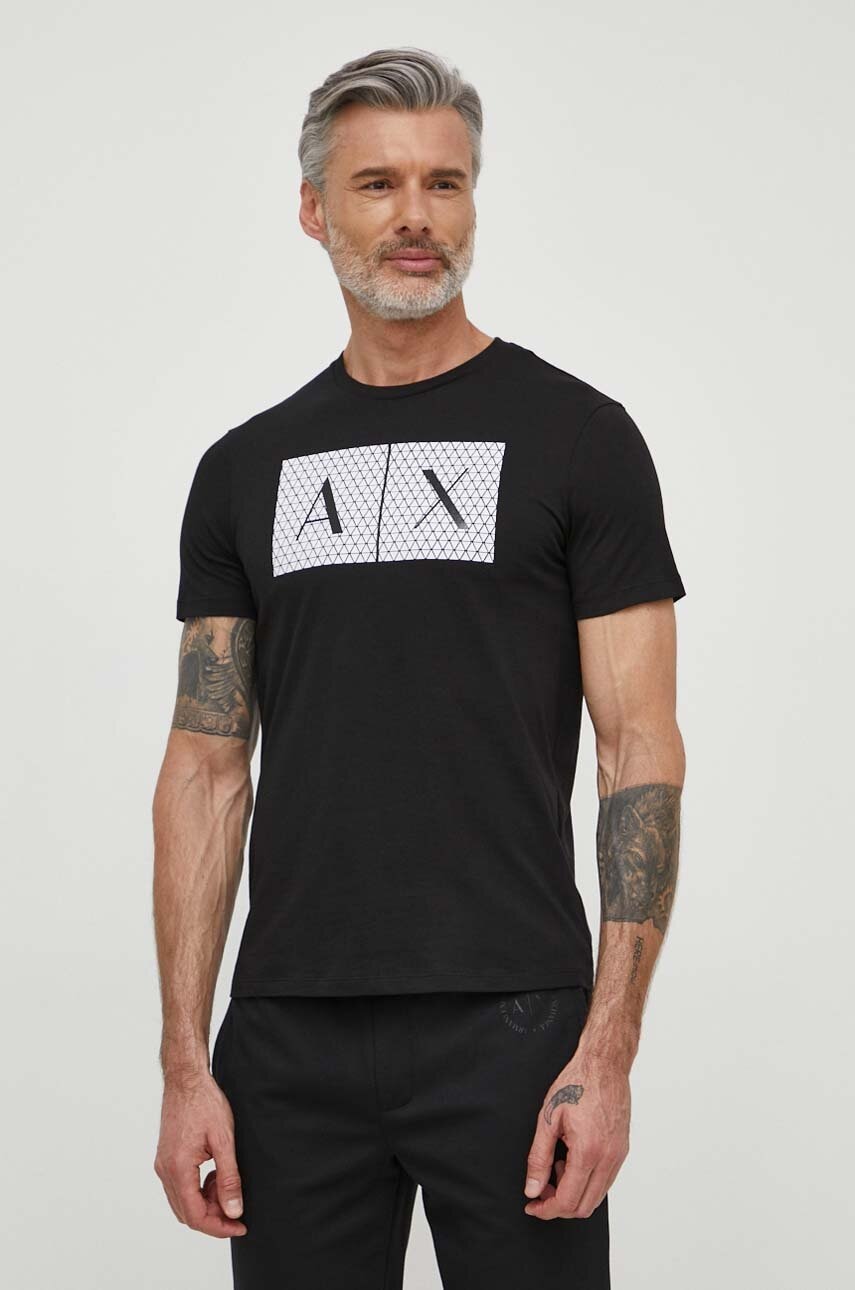 Bavlněné tričko Armani Exchange