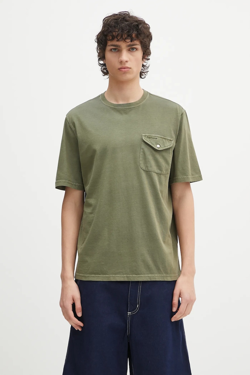 Bavlněné tričko Barbour Barbour Newstreet Relaxed Fit T-Shirt
