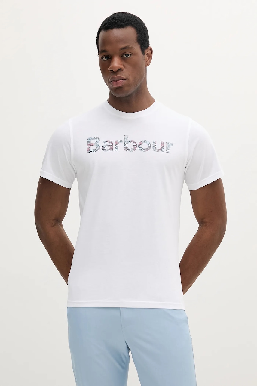Bavlněné tričko Barbour Devon Graphic T-Shirt