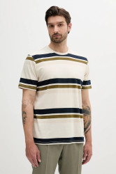 Bavlněné tričko Barbour Golborne Stripe Relaxed Fit T-Shirt