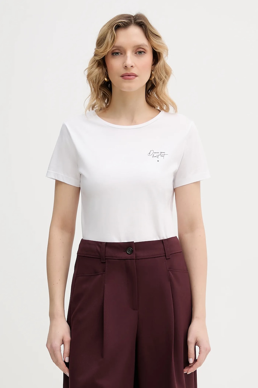 Bavlněné tričko BOSS Orange C Elove 1