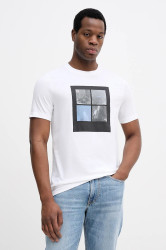 Bavlněné tričko BOSS Orange Te_Cover