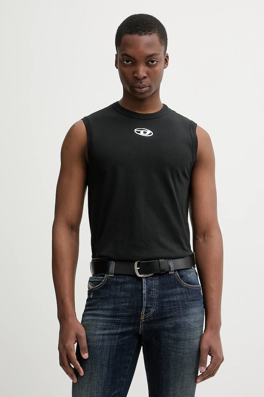 Bavlněné tričko Diesel T-BISCO-IOD